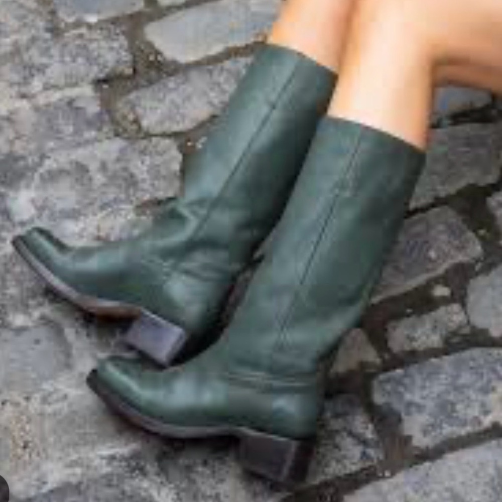 Forest Green Frye Campus.Boots 14L